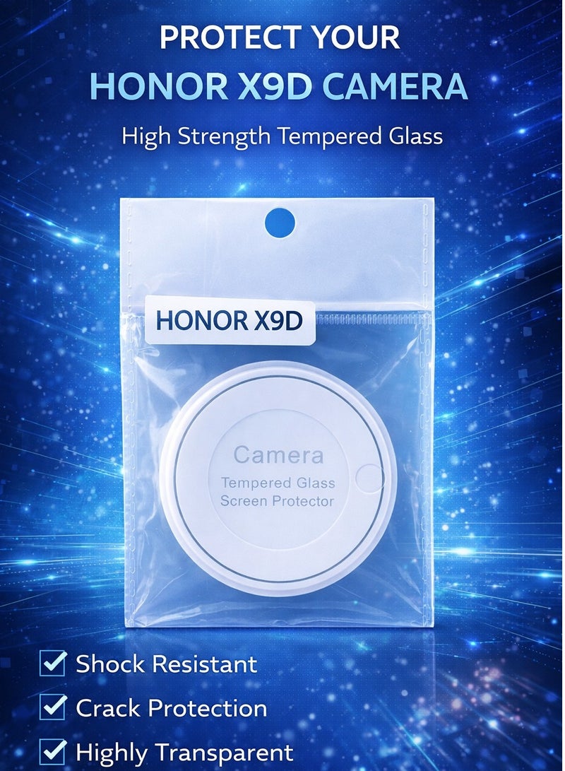 Transparent Camera Lens Protector for Honor X9d – Elegant Design with Strong Protection Against Daily Scratches and Impacts, High Clarity - Image 3
